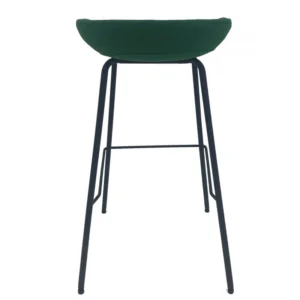 mobiliario-contract-taburete kiel metal tapizado tejido verde 2 2